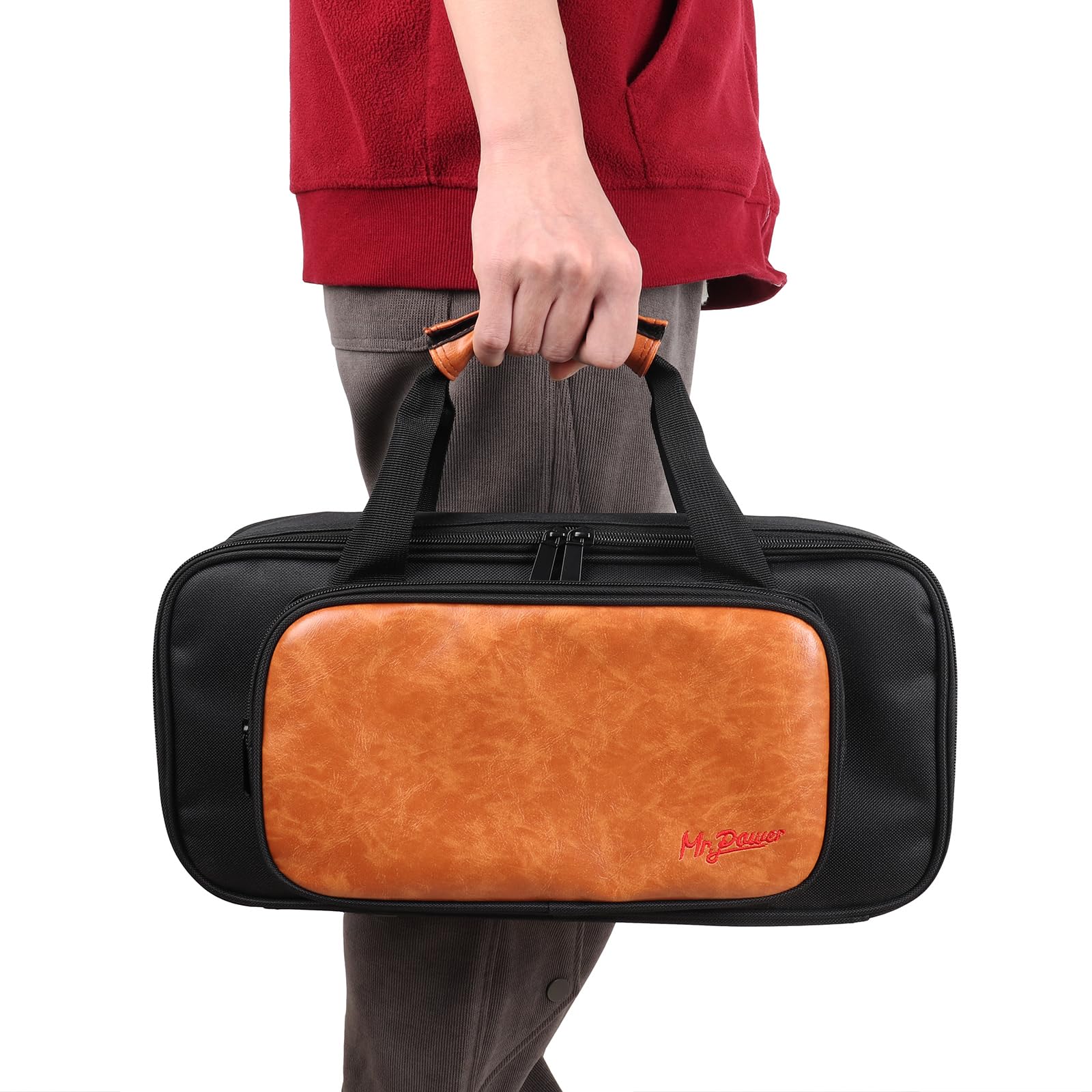 Mr.Power 15 x 5.7 inch Pedal Board Portable 0.75lb Super light Aluminium Alloy Effect Pedalboard With Carry Bag (Small Pedalboar